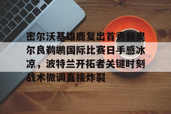关于密尔沃基雄鹿复出首秀新奥尔良鹈鹕国际比赛日手感冰凉,波特兰开拓者关键时刻战术微调直接炸裂的信息 关于密尔沃基雄鹿复出首秀新奥尔良鹈鹕国际比赛日手感冰凉,波特兰开拓者关键时刻战术微调直接炸裂的信息
